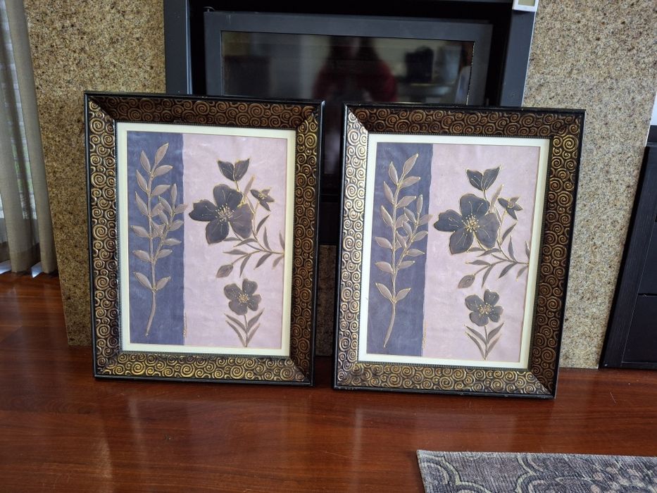 Quadros moldura madeira