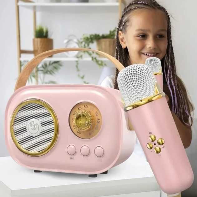 Рожеве Bluetooth караоке для дітей