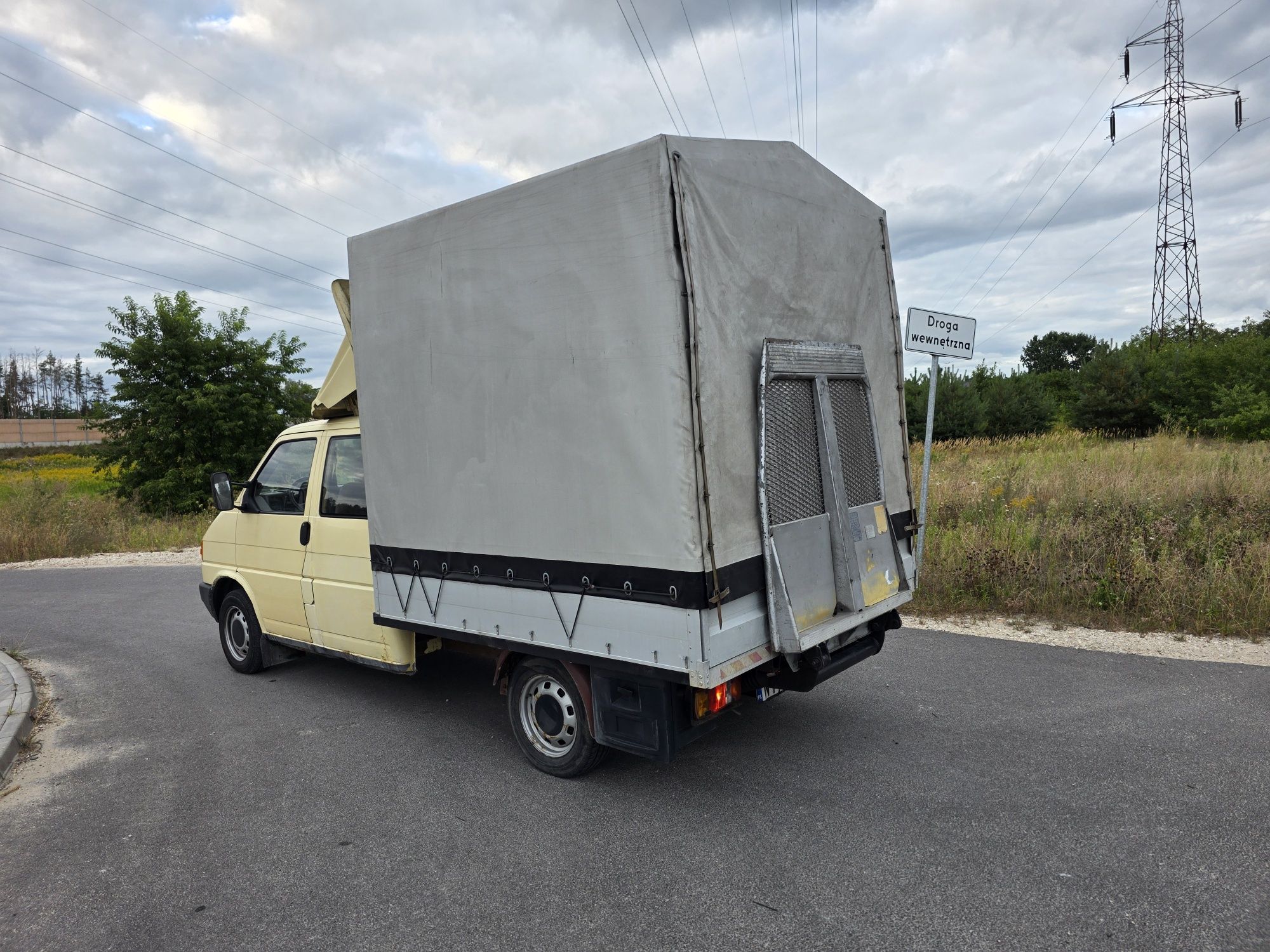 Volkswagen t4 2.4d Skrzynia z Plandeka Regulowana/Zamiana/super Stan