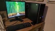 PC stacjonarny – i3, 8 GB RAM, 112 GB SSD, Win 10 Pro, monitor Dell