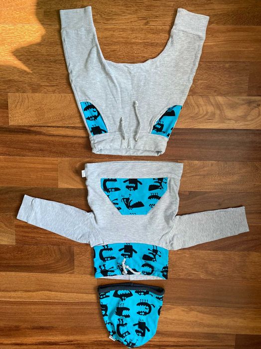 Zestaw Bluza spodnie czapka GIGGI super bawełna 92 cm STAN IDEALNY!