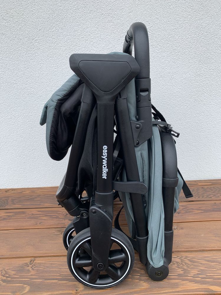 Easywalker Jackey samoskladający wozek spacerowy forest green jak now