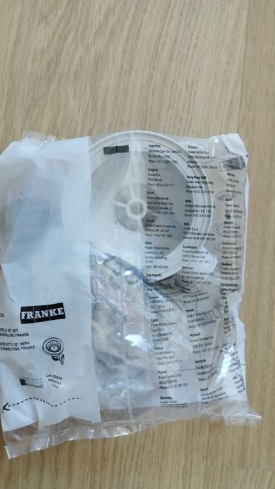 112.0604.234 Korek zatyczkowy manualny FRANKE Grey Line z przelewem