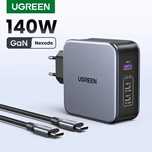 Швидкий зарядний блок Ugreen 140w GaN Nexode + кабель 240w. PD 3.1