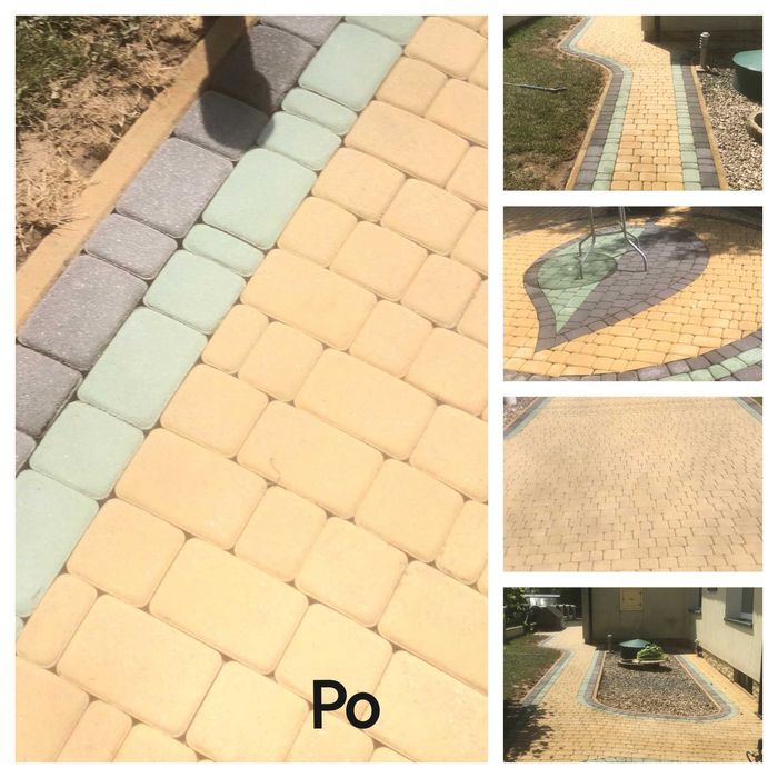 Usługi mycie ciśnieniowe kostki brukowej, elewacji, dachów