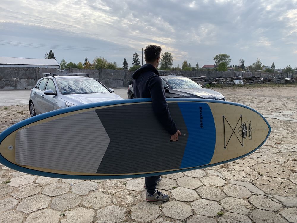 Deska SUP BRU SURF - CHARGER 10’6 - kompozyt bamboo