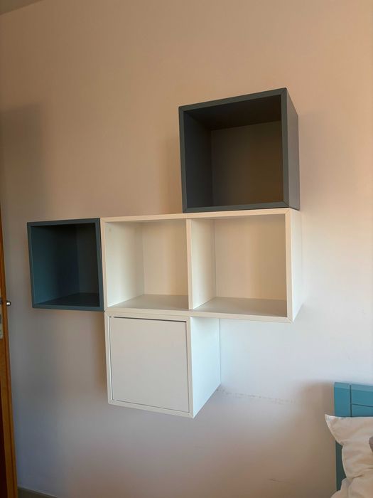 Meble kubiki szafki ścienne IKEA zestaw