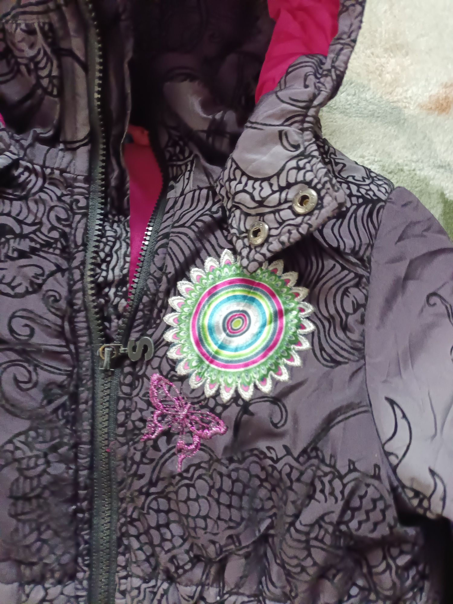 Desigual kurtka ocieplana roz 140 cm