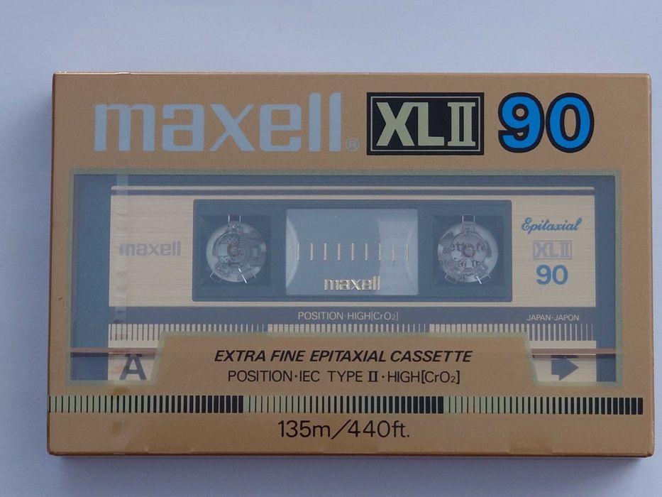 Maxell XLII 90 model na rok 1984 rynek Amerykański
