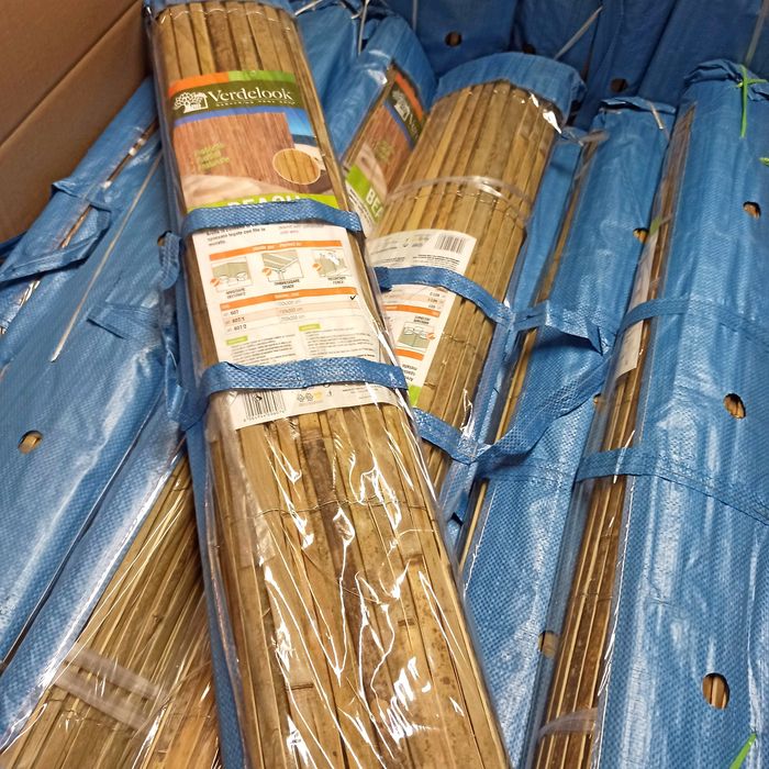 Osłona na balkon działkę bambus listewki 1x3m