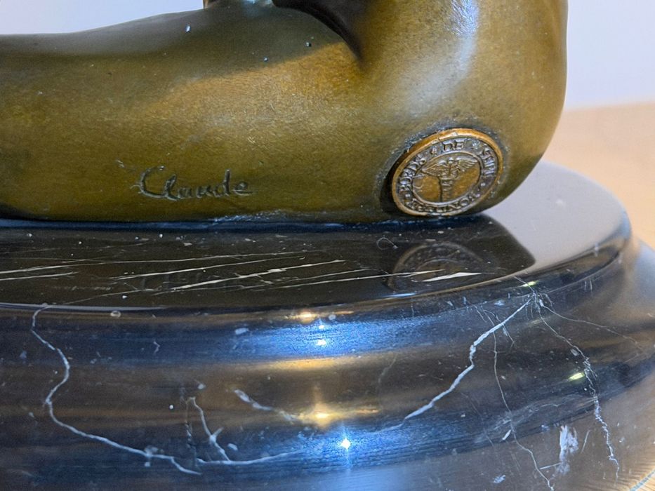 Фигура Скульптура Эротика Бронза Подпись