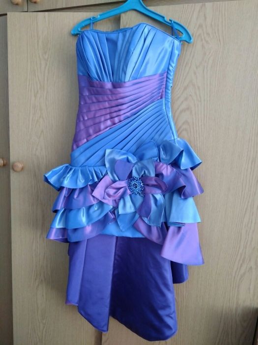 Випускне плаття, вечірнє, коктейльне, синя сукня