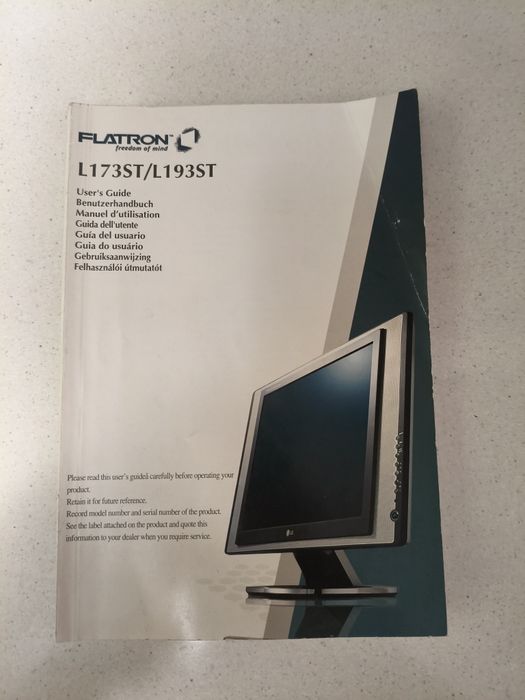 Monitor LG 17 cali