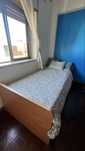 Conjunto de cama, secretaria e armario