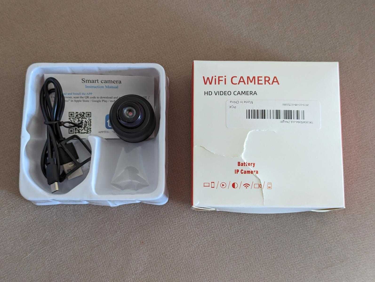 Mini câmara Wifi com aplicação Android ou iOS
