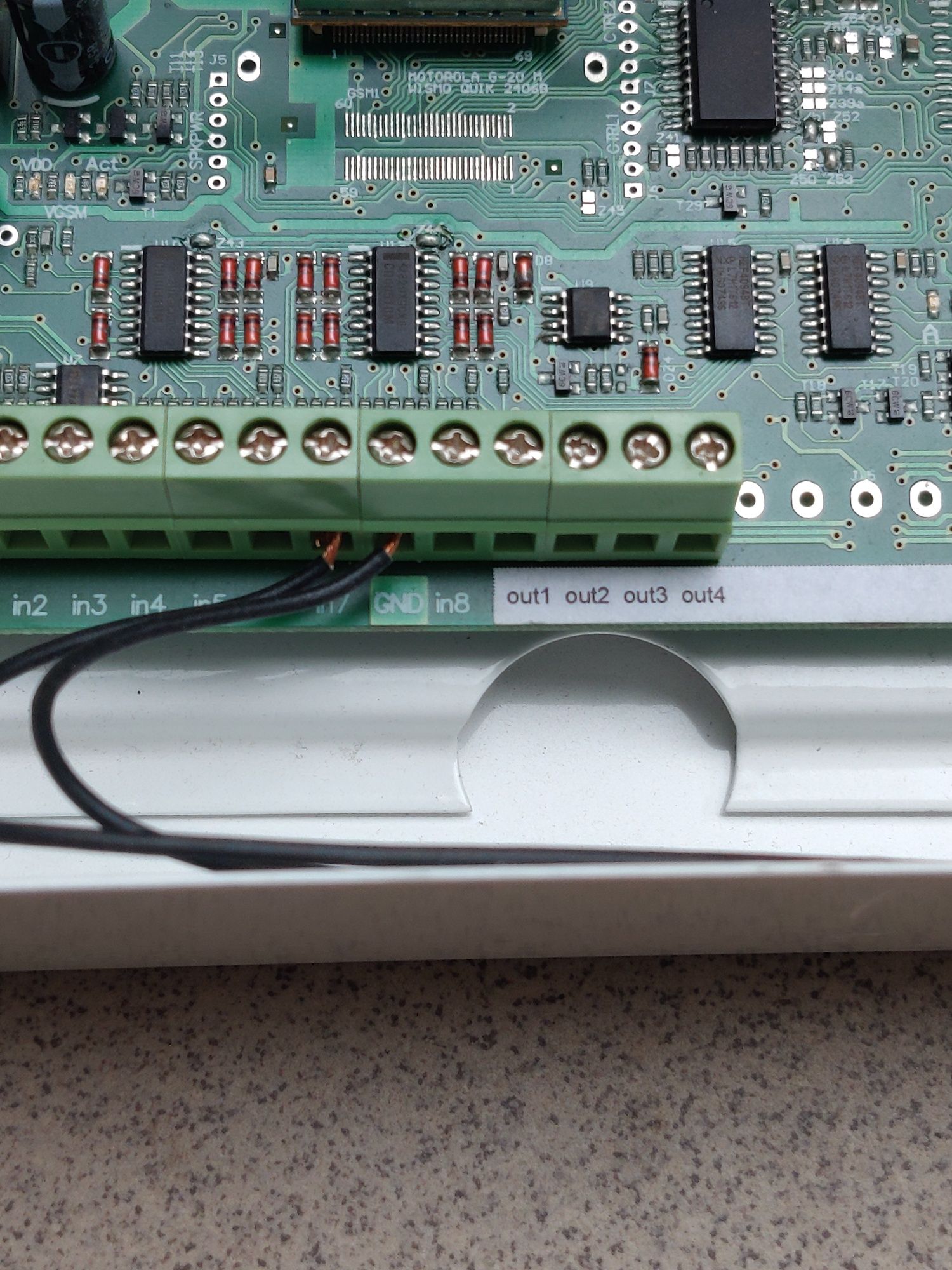 1szt Nadajnik moduł gsm sms MOTOROLA G24 bramka monitoring ochrona