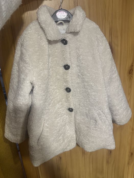 Шубка,шуба next,пальто біле
