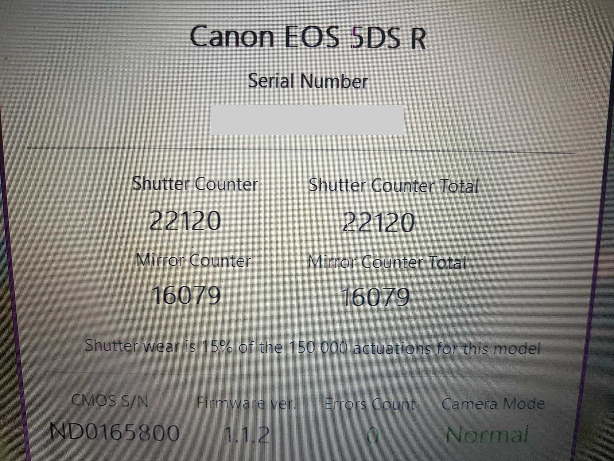 Canon EOS 5DsR Tylko 22 tys.zdjęć 50 mln pix Aktualne