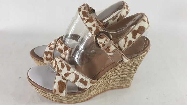 UGG AUSTRALIA sandały damskie  leopard SKÓRA ROZ 40