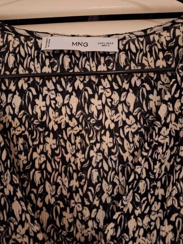 Vestido de manga comprida, da Mango