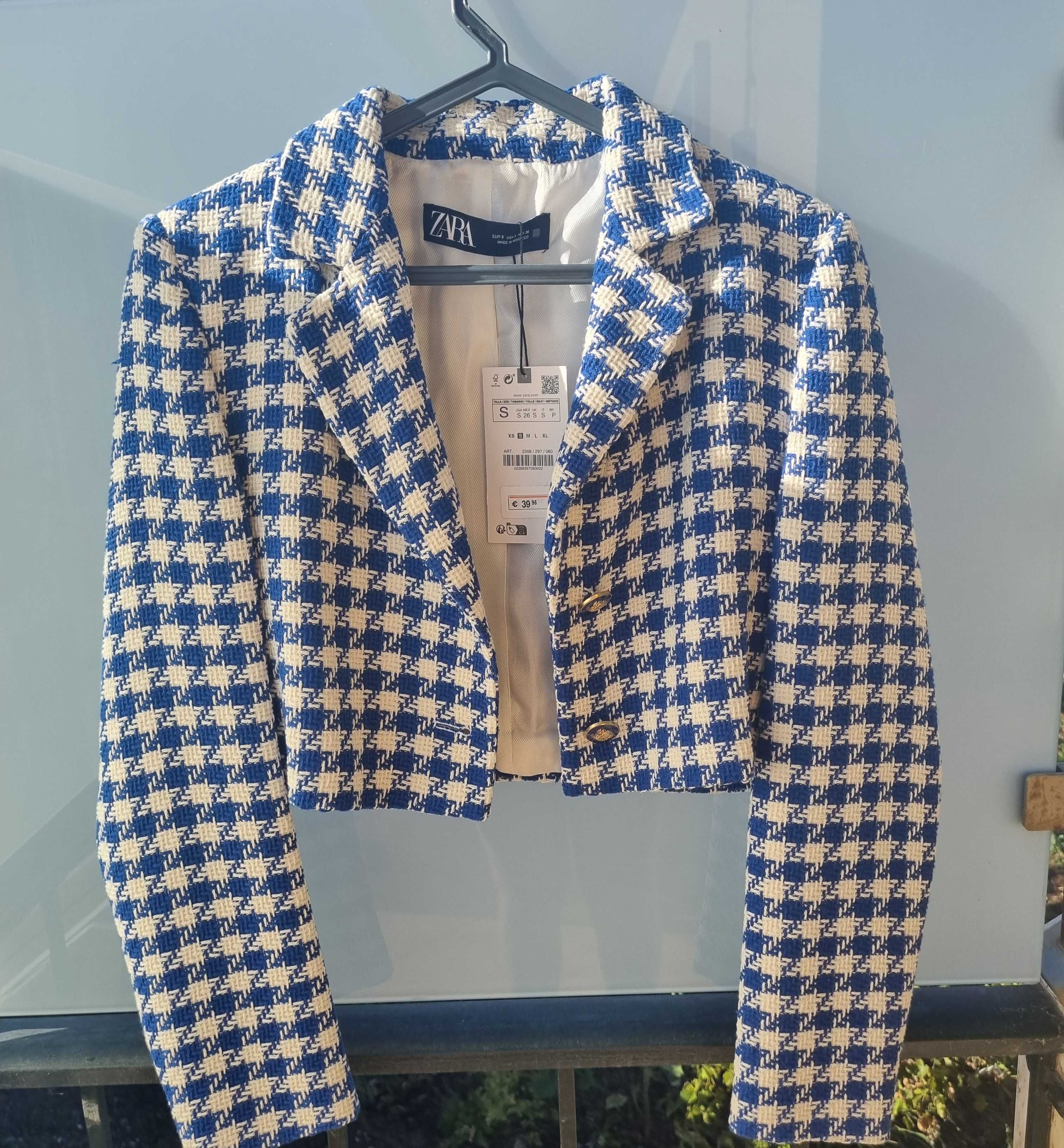 Casaco curto da Zara