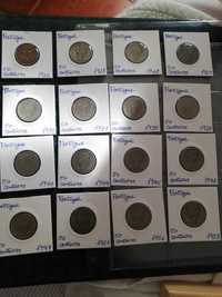 Colecção Completa moedas 50 centavos Alpaca