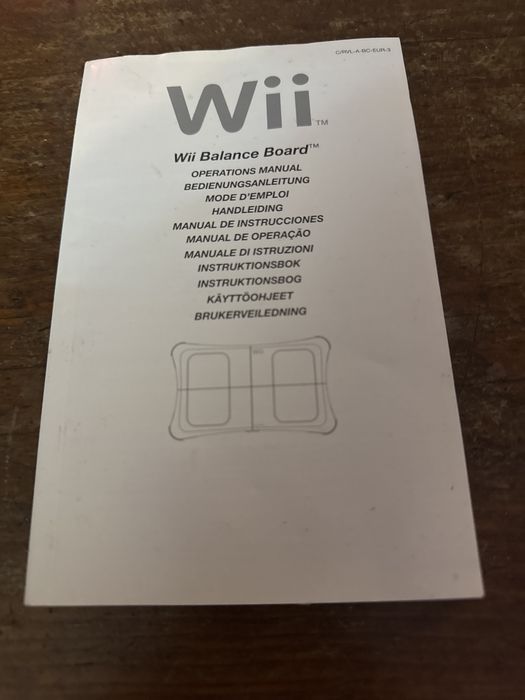 Manual de instruções Wii. Balance Board™™