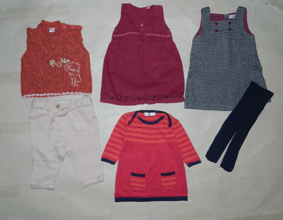 Пакет речей дівчинці 6-9 місяців зріст 68-74 см \ 30+ шт