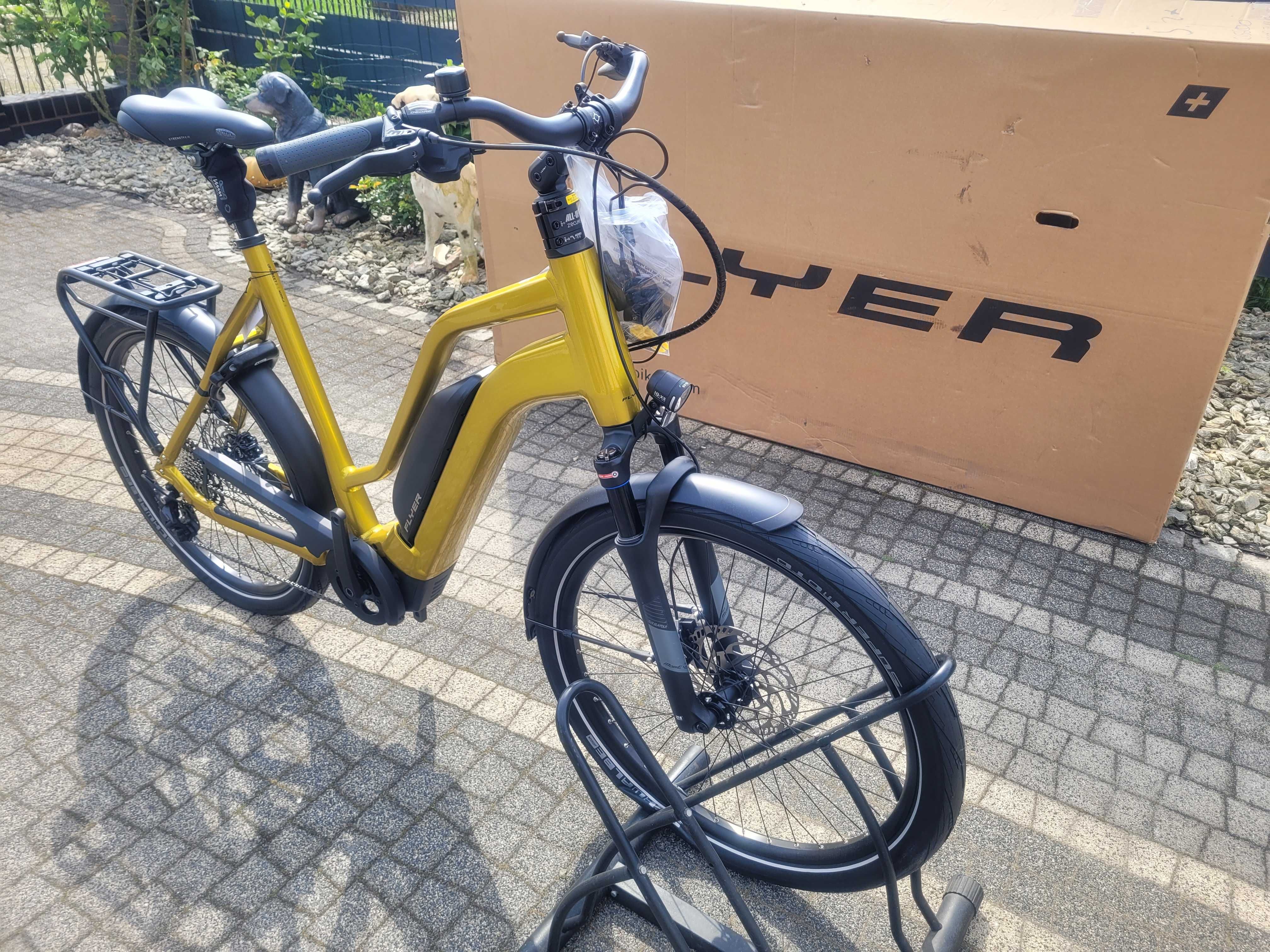 promocja 42% nowy rower elektryczny flyer upstreet3 7.10 xxl 21.5 tys