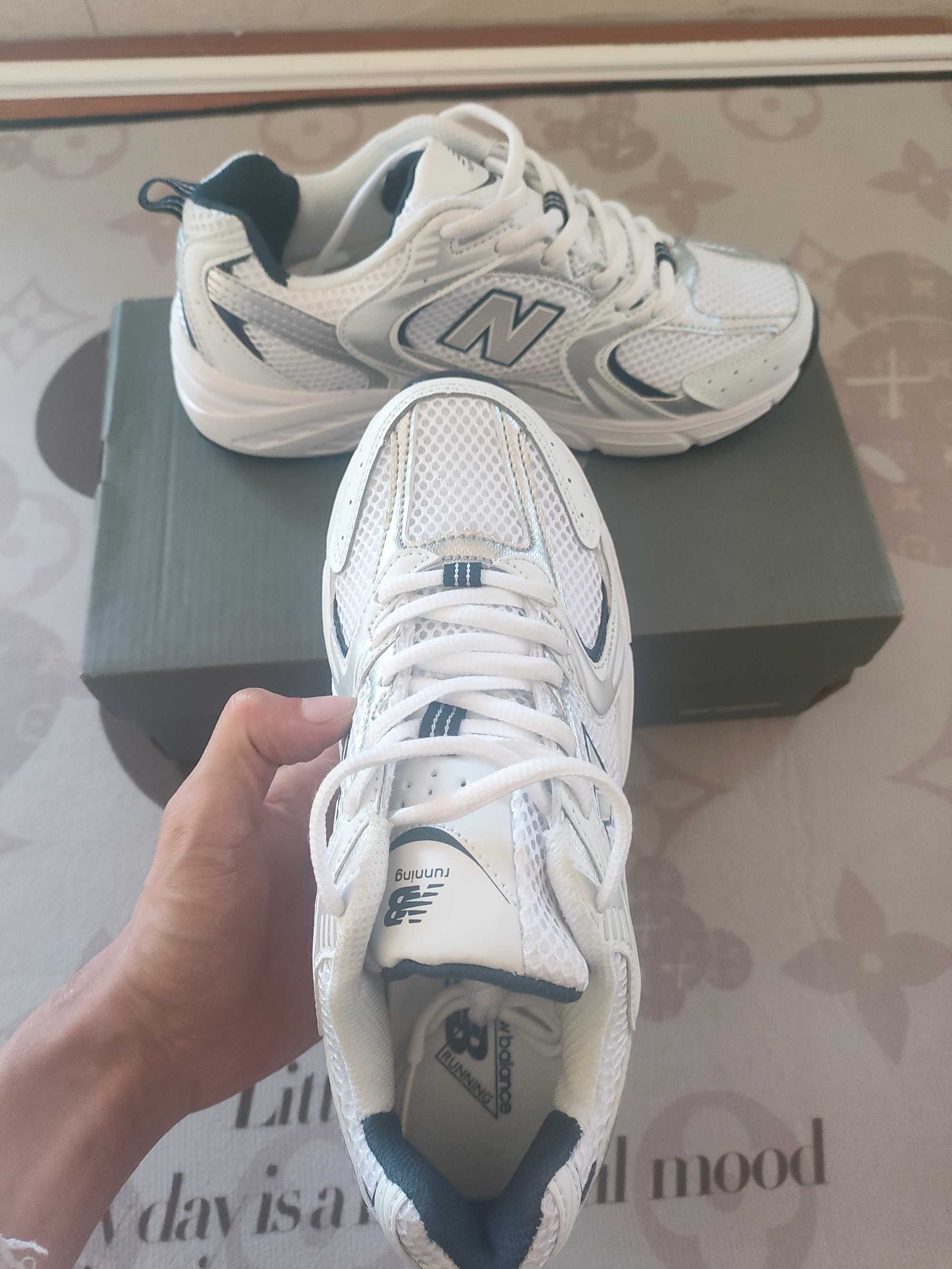 New Balance 530 White Silver Navy Eu 38