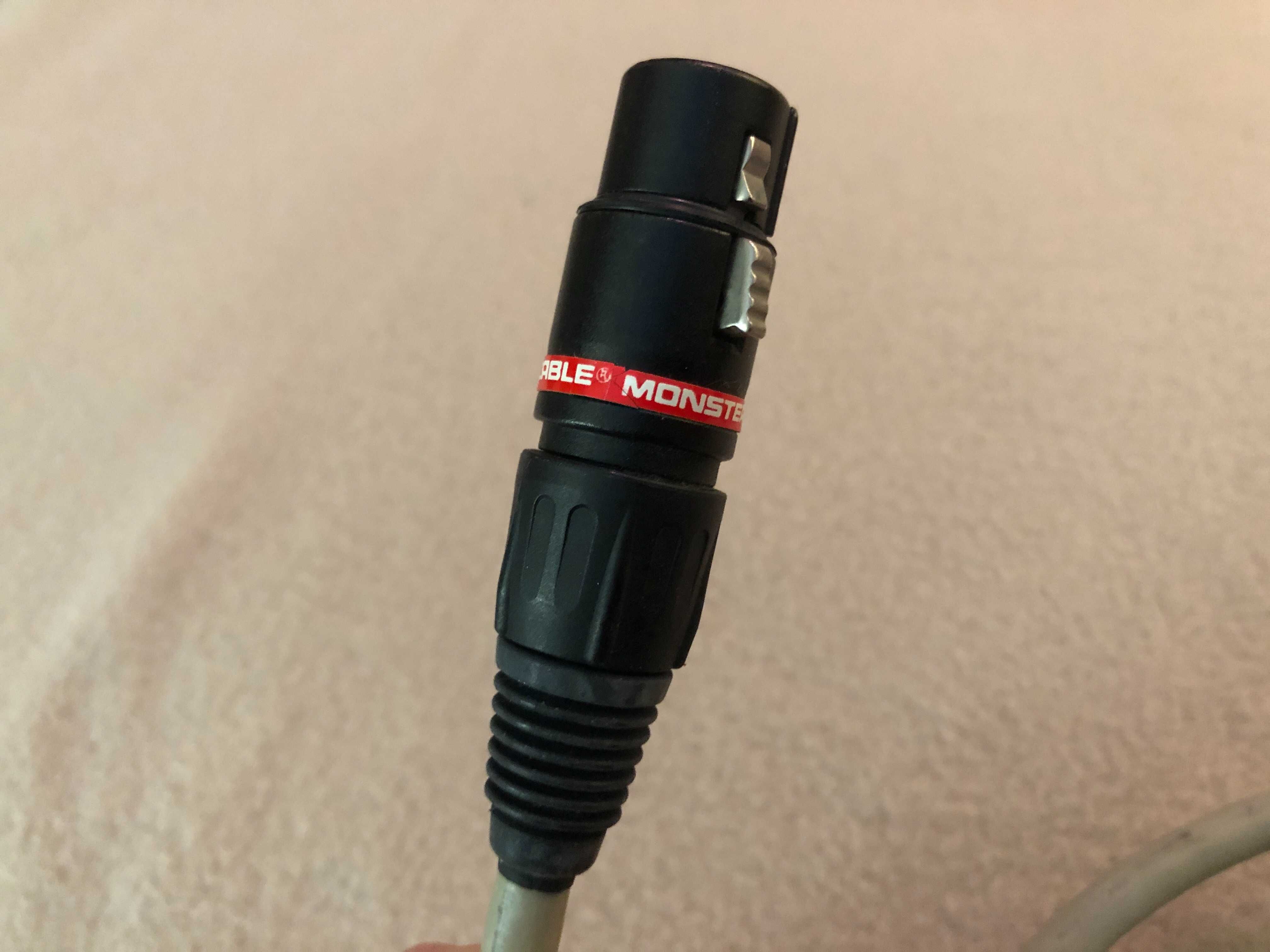 3 Cabos Monster Interlink RCA e XLR