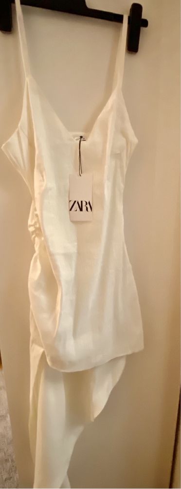 Vestido linho zara