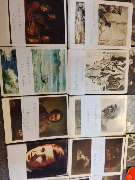 Коллекция открыток. Цветы. Чистые и заполненные. 500 штук