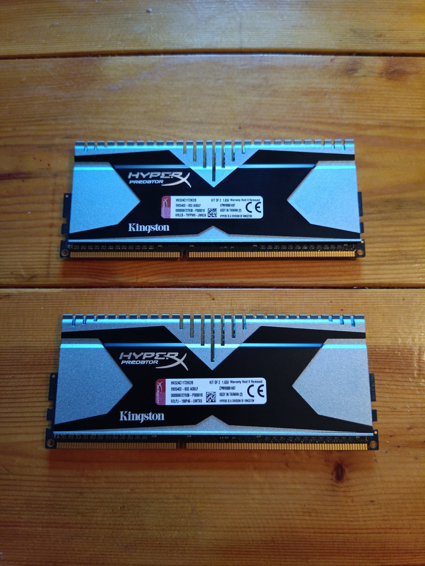 Память 8Gb DDR3-2400MHz Kingston HyperX KHX2400C11D3/4Gb (2X4Gb)