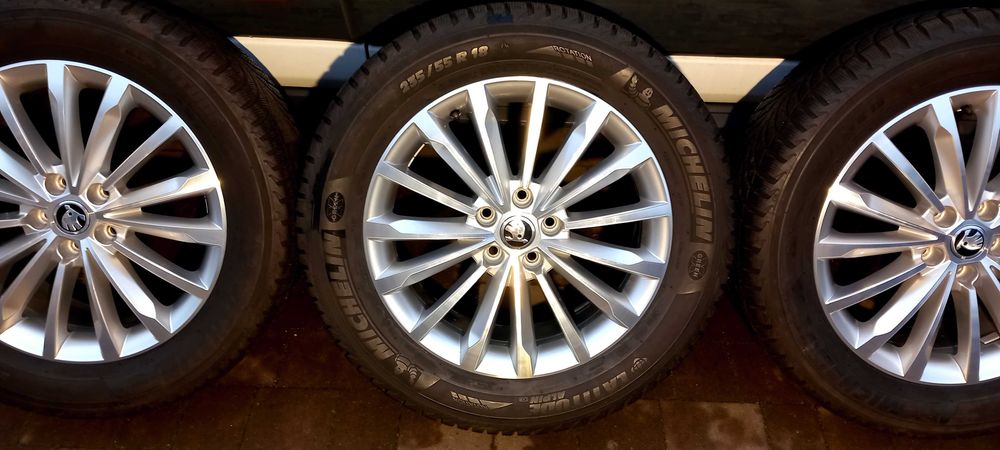 Koła zima SKODA KODIAQ/SEAT/Q3 7x18, 5X112, ET43+235/55R18 M+S