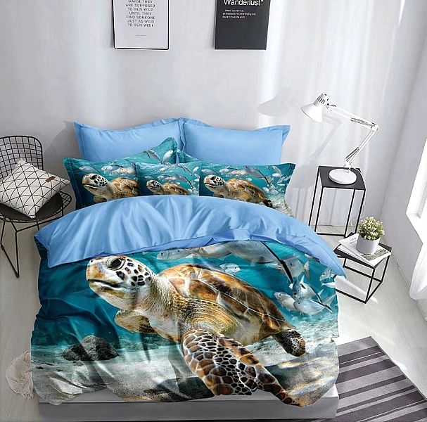 Pościel 160x200/3 części komplet poszewki 70x80 mikrofibra 3D Andreas