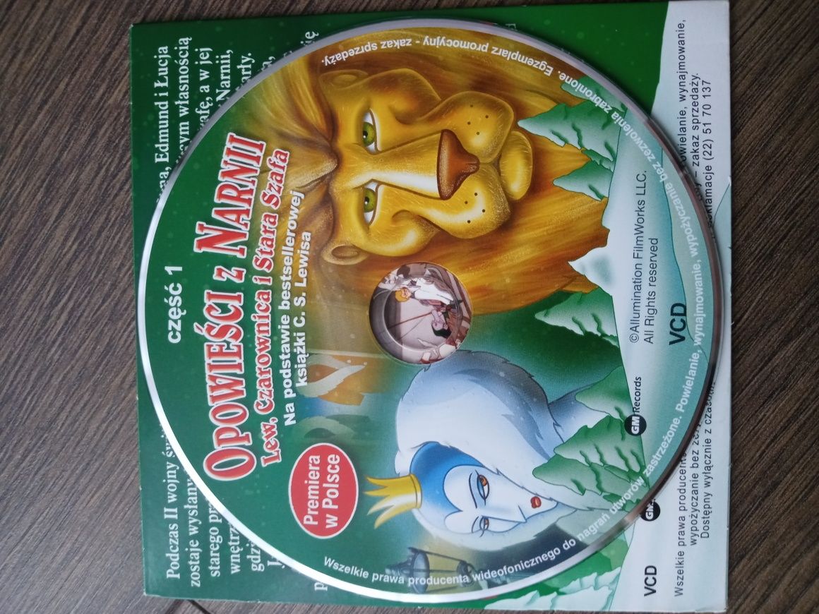 Płyta DVD Opowieści z Narnii.