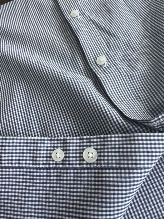 Koszula męska XL kratka granatowa biała C&A Angelo Ritrico krateczka