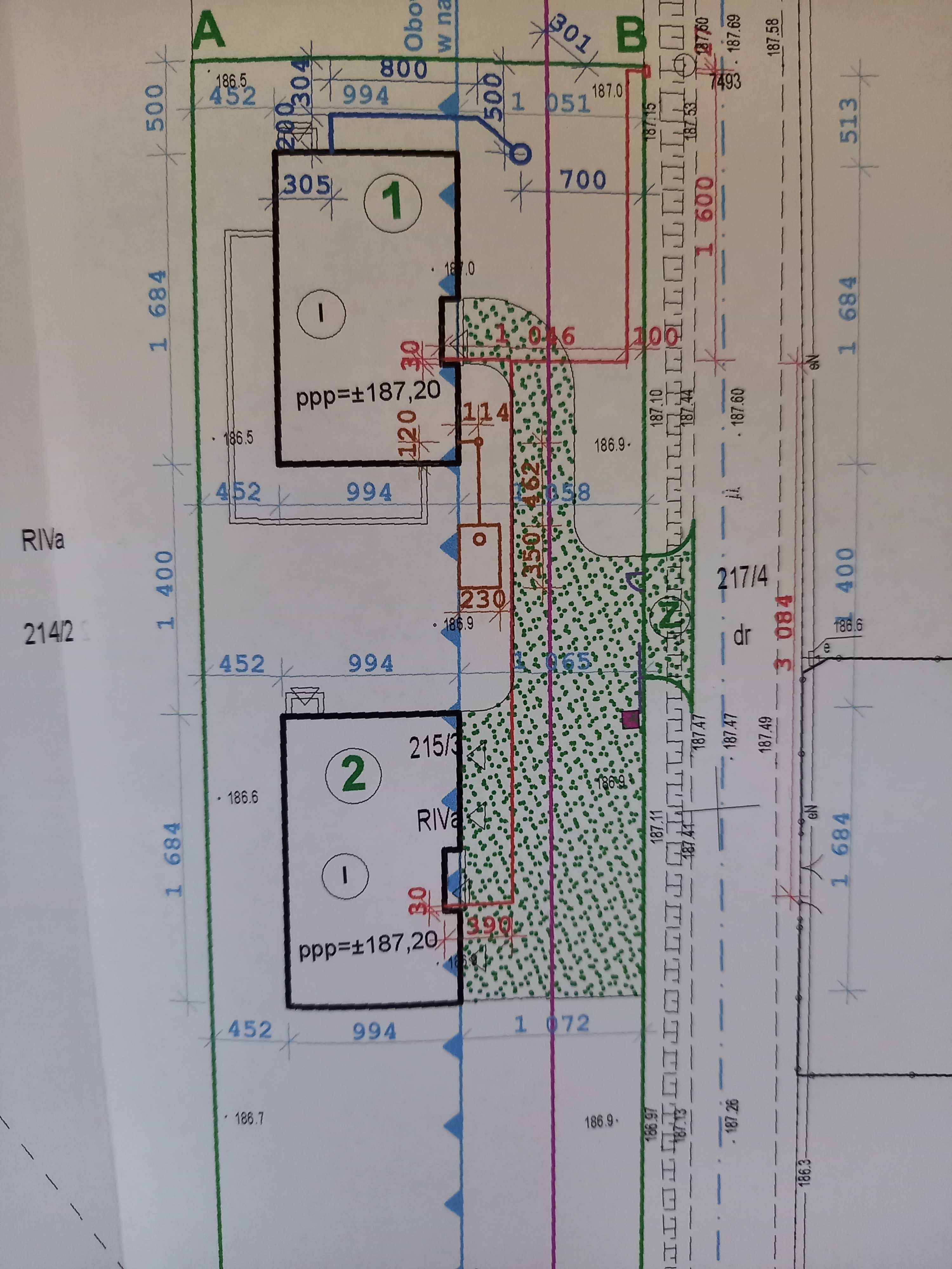 S14, blisko Łódź pozwolenie 2xdom 135m2 parterowe