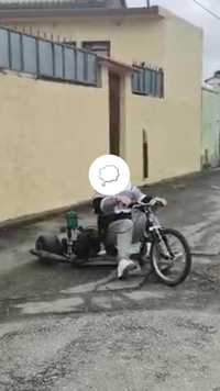 Trike com motor sachs 50cc