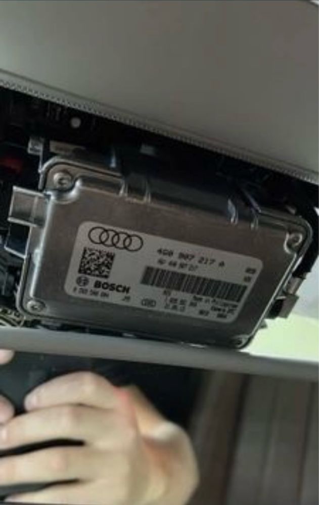 Камера дистроника ассистентов. Камера в зеркале. Audi, VAG. Ремонт.