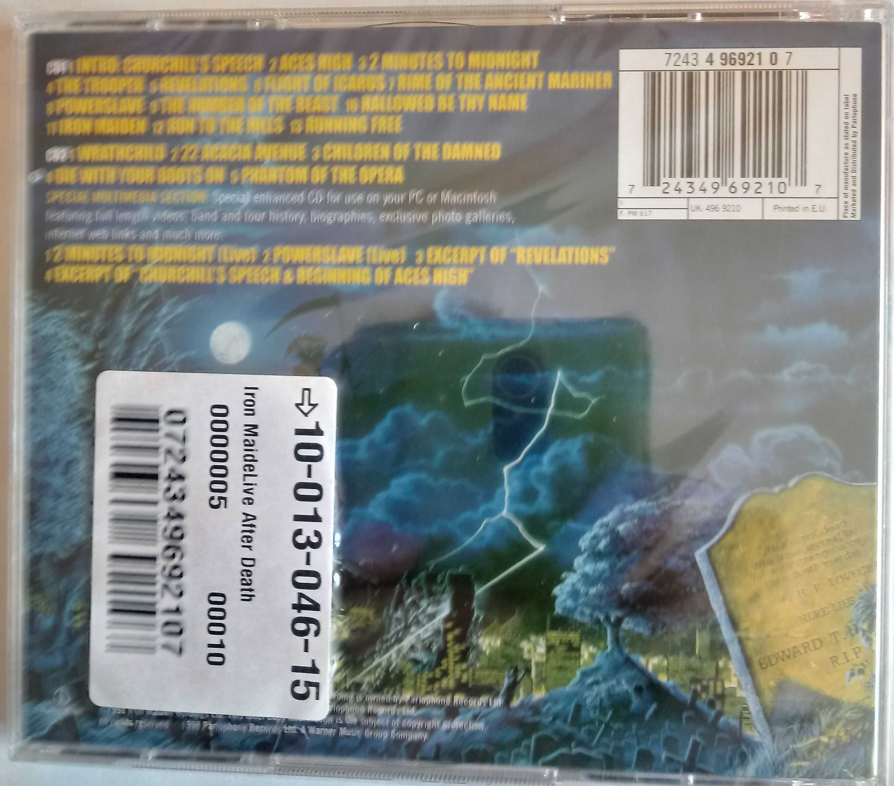 iron maiden cd nowe w foli zestaw 2