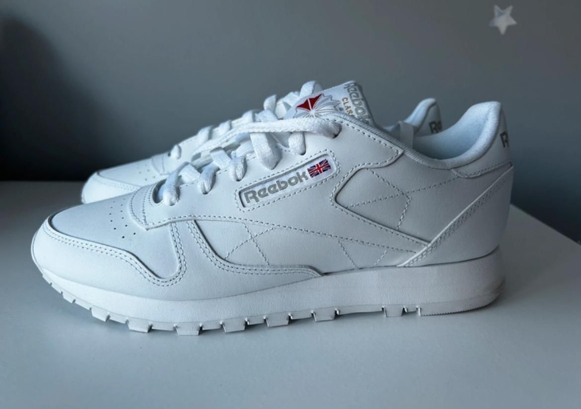 Reebok obuwie męskie białe nowe Reeboki buty skórzane sportowe 41,5