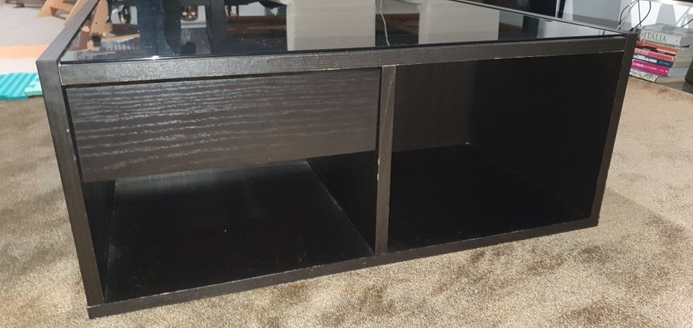 Mesa de centro preta IKEA