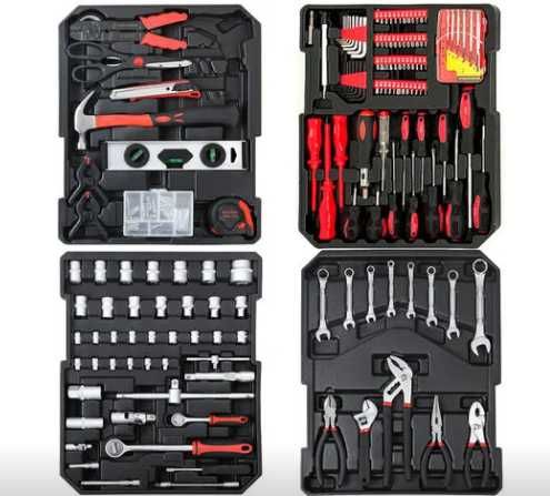 Ferramentas  com 899 peças com fechadura, Entrega Grátis ate 15Qmt