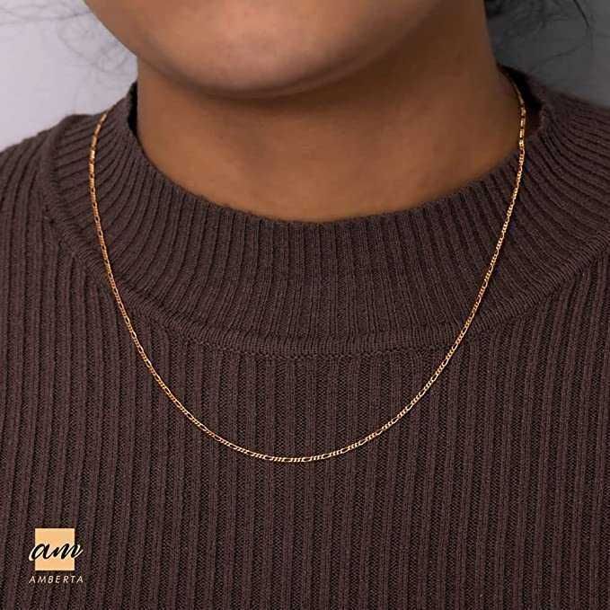 Colar em Prata de Lei 925 Banhado a Ouro 18 K 45 50 60 cm.