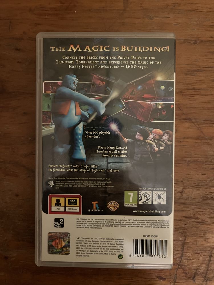 gra lego harry potter 1-4 psp