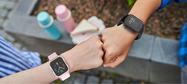Smartwatch Zegarek Damski Różowy Dla Dzieci Forever Igo Pro Jw-150 Róż