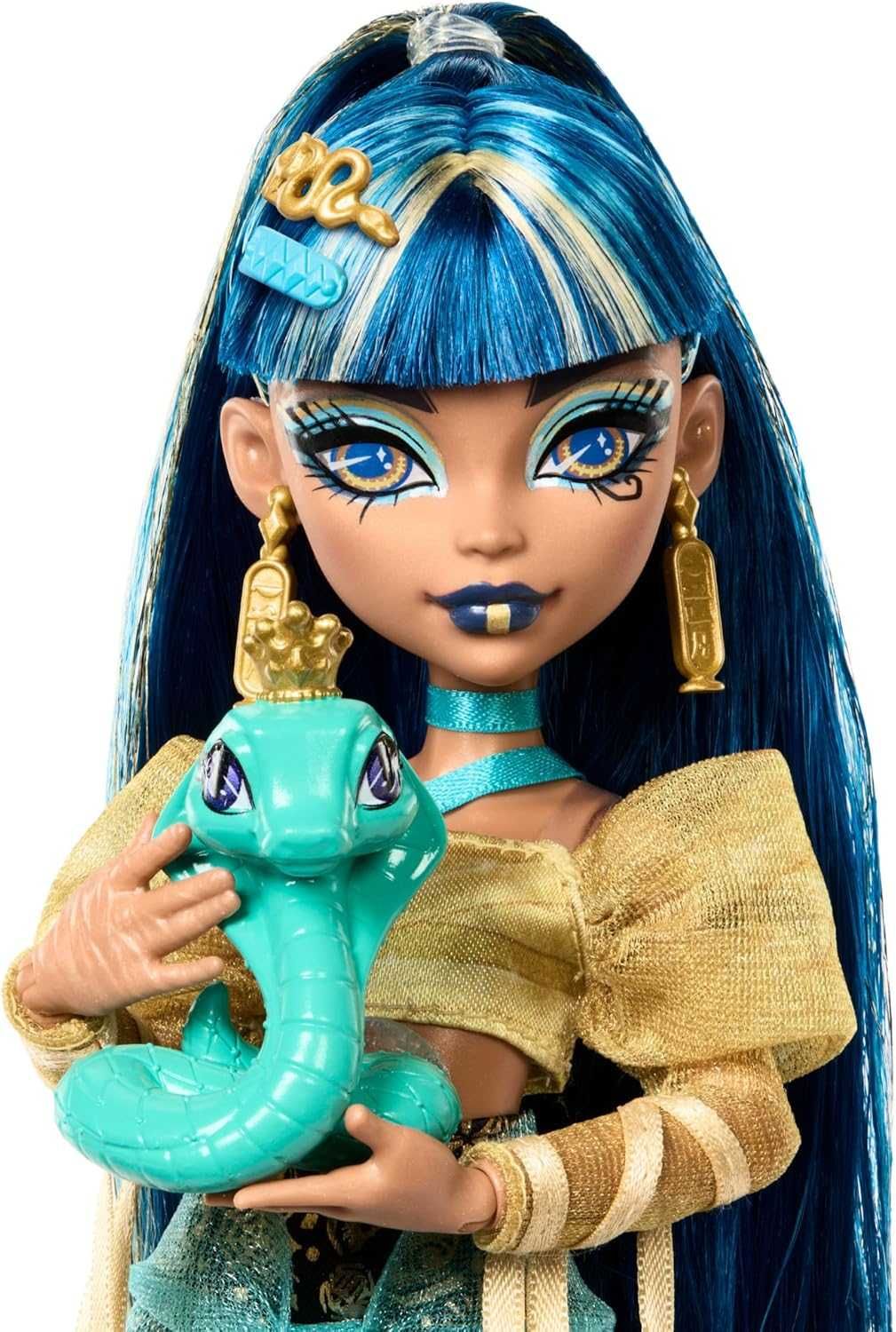 Monster High Cleo De Nile Doll in Golden Blousе Клео з вихованцем