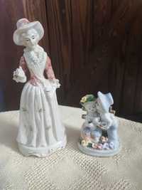 Porcelanowa figurka Dama dzieci